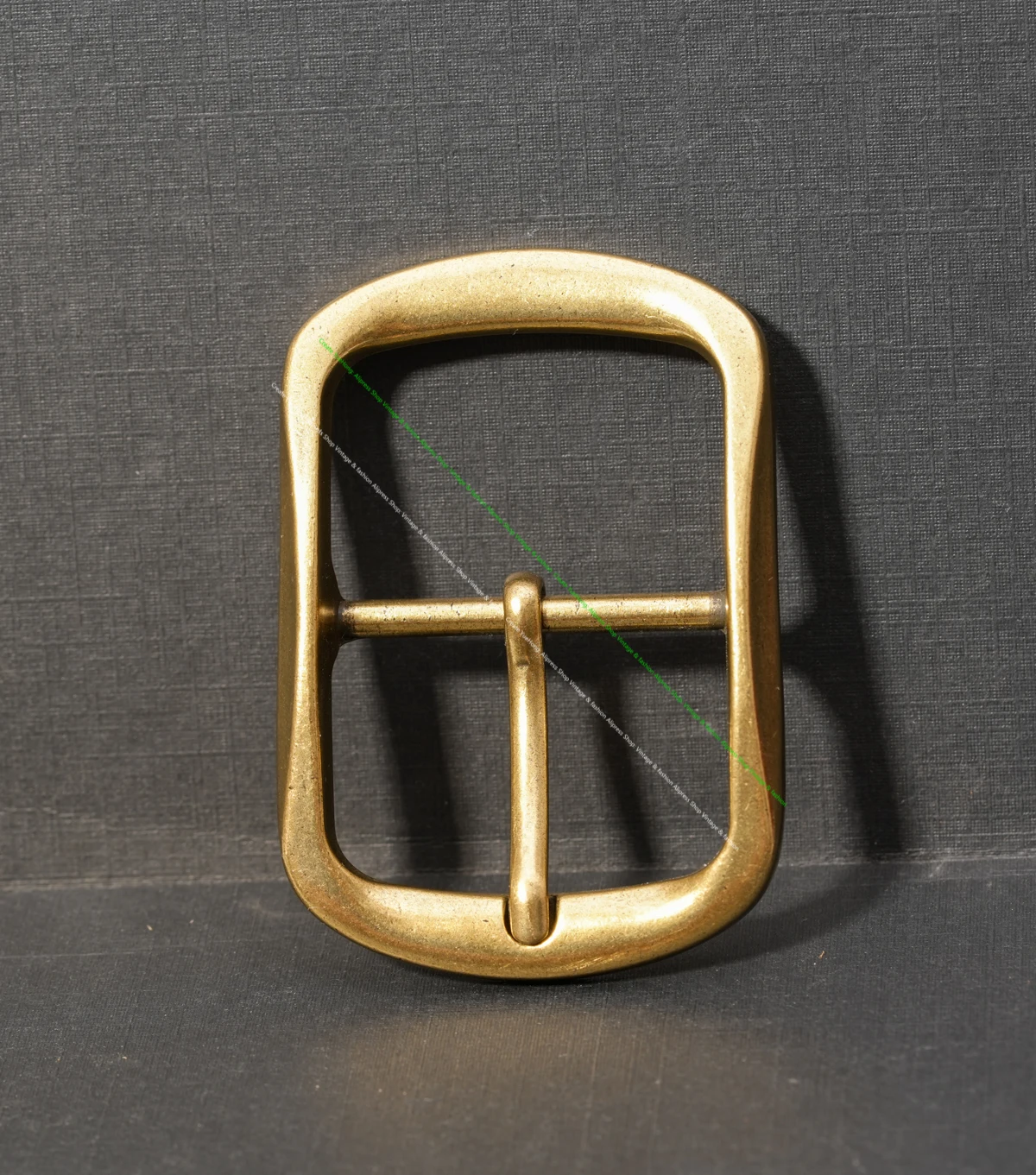 Quality Strong Solid Brass Plated Men Center Bra Classic Jeans Trophy Wester Center Bar Belt Buckle Replacement Fit 40mm