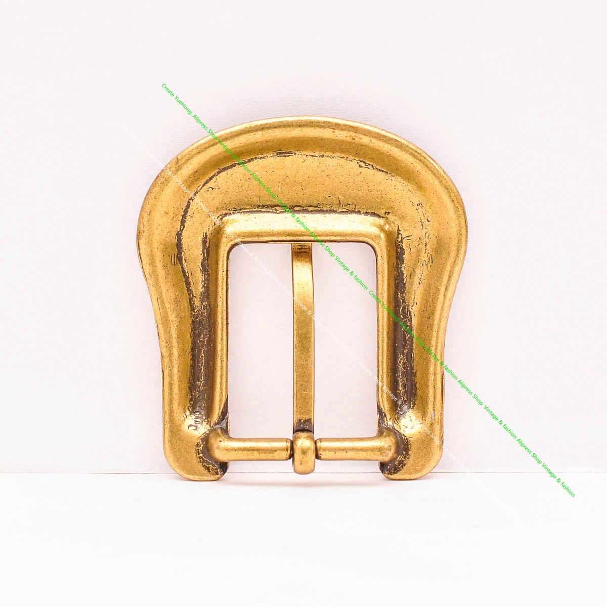 1" Solid Vintage Brass End Bar Pin Buckle 3 Pcs Set Diy Leathercraft Western Flower Rope Engraved Belt Buckle Replacement