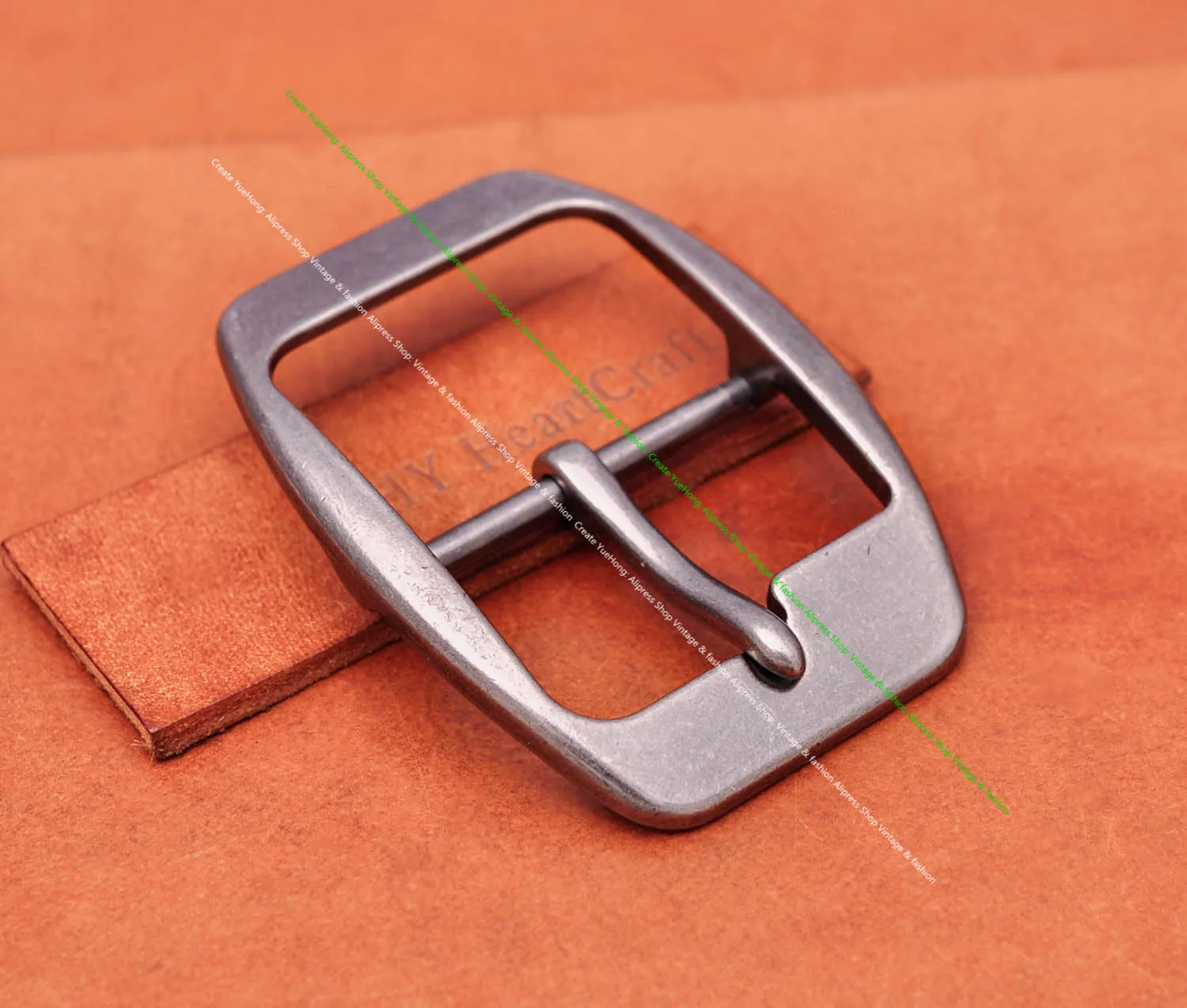 Sturdy Heavy Duty Antique Silver Men Huge Wide Western Center Bar Leathercraft Jeans Belt Buckle Hardware Replacement Fit 45mm