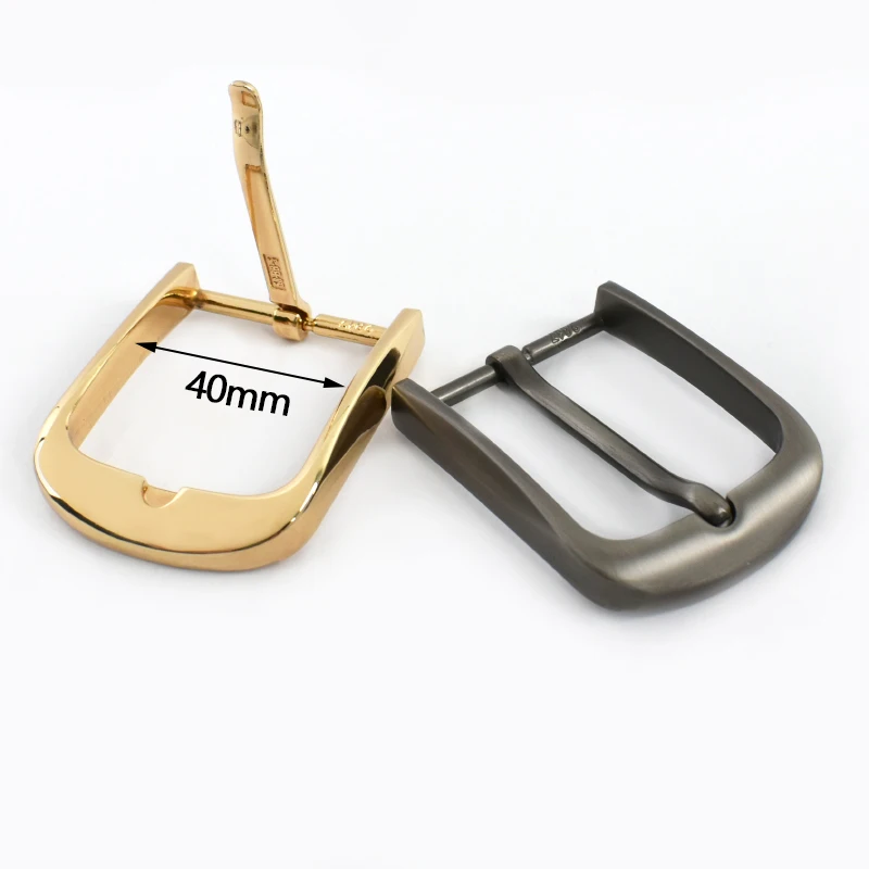 5Pcs 40mm Metal Belt Buckle for 38-39mm Belts Men Jeans Adjust Pin Clasp Man Waistband Head DIY Leather Crafts Accessories