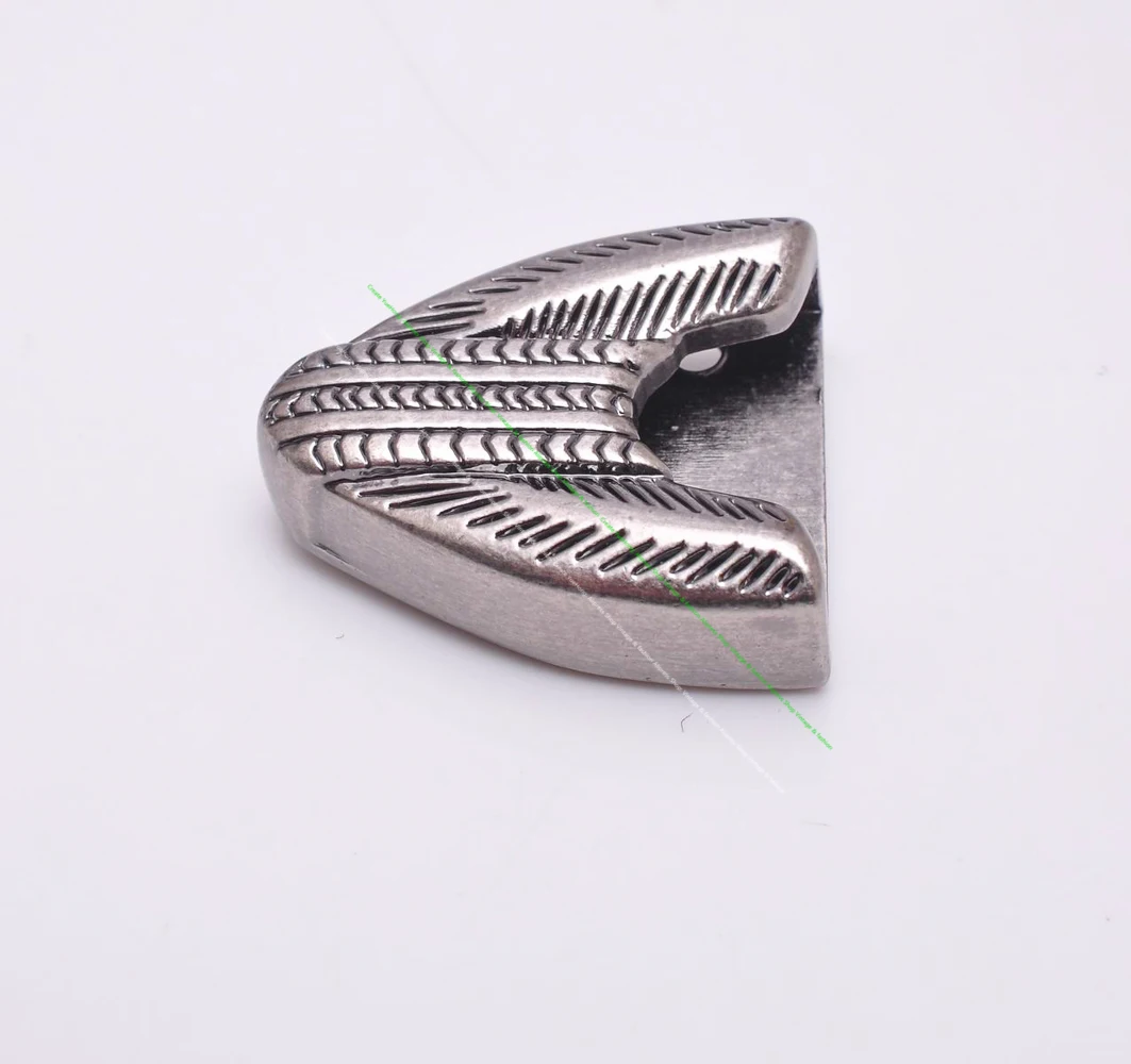 Antique Silver Texas Southwest Cowboy Engraved Rodeo Belt Buckle Loop and Tip Three Piece Set Unisex Fits 25mm Strap