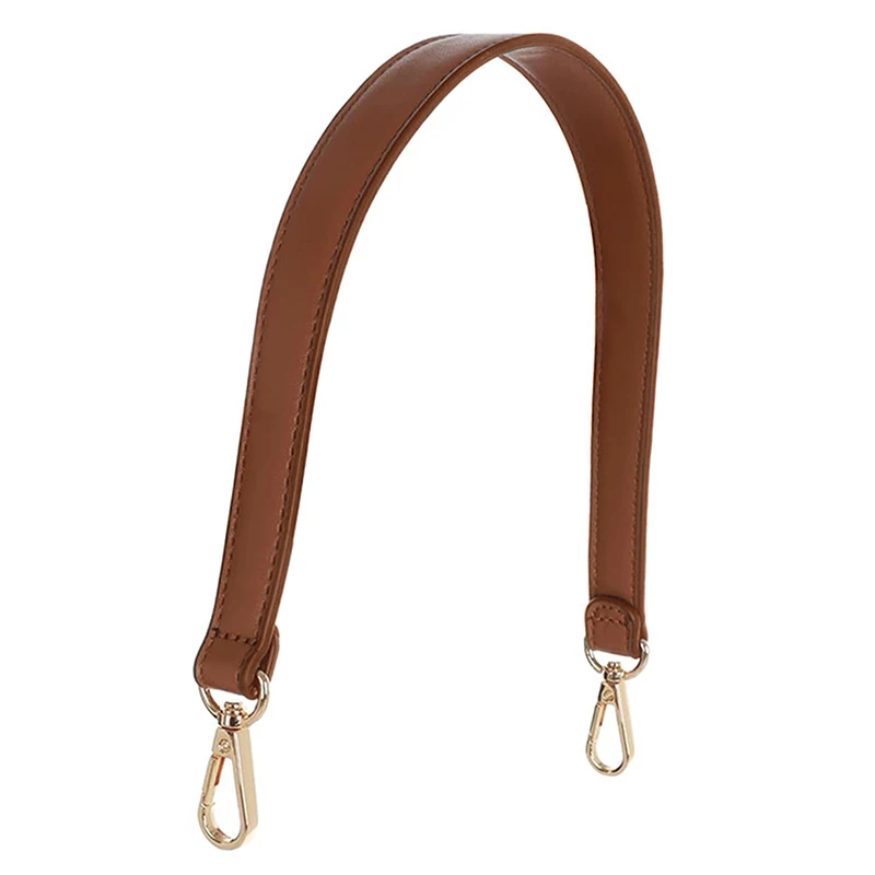 7 Colors PU Leather Bag Strap Handbags Handles For Handbag Short Bag Strap Purse Strap Golden Buckle Replacement Bag Belt Band