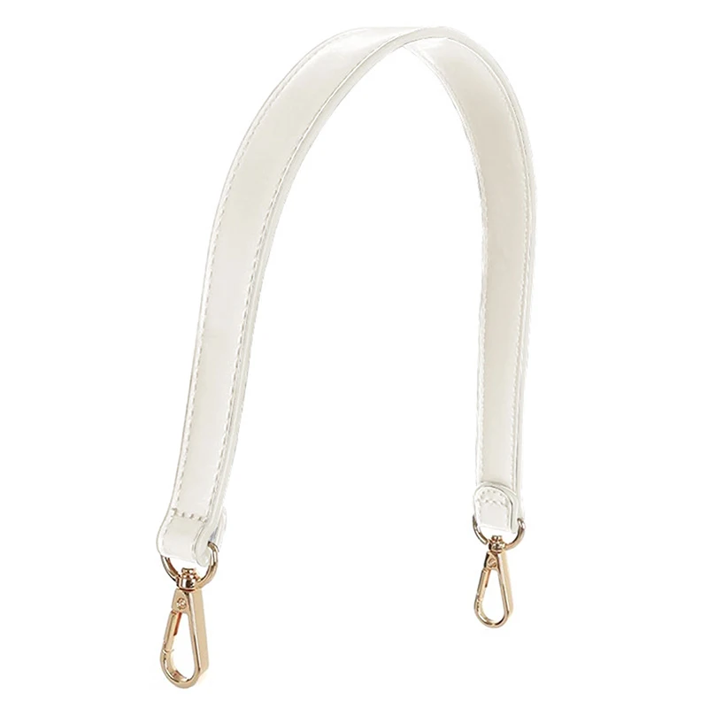 7 Colors PU Leather Bag Strap Handbags Handles For Handbag Short Bag Strap Purse Strap Golden Buckle Replacement Bag Belt Band