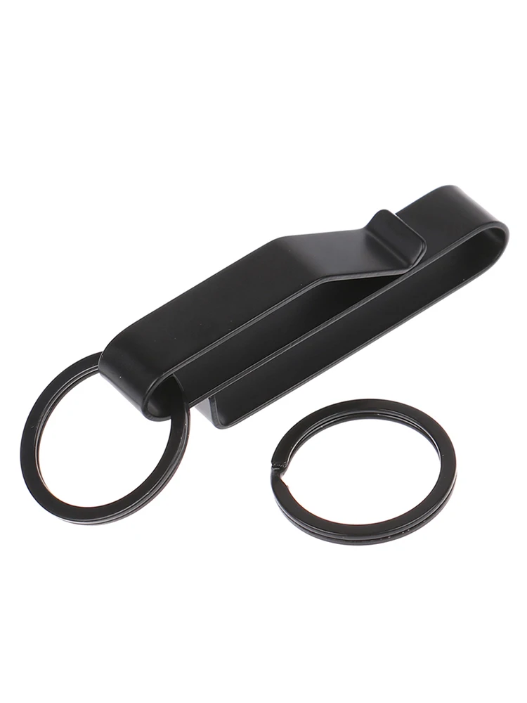 1Pc Outdoor Hanging Buckle Stainless Steel Detachable Key Chain Belt Clip Buckle Hanging Key Ring Holder Tool