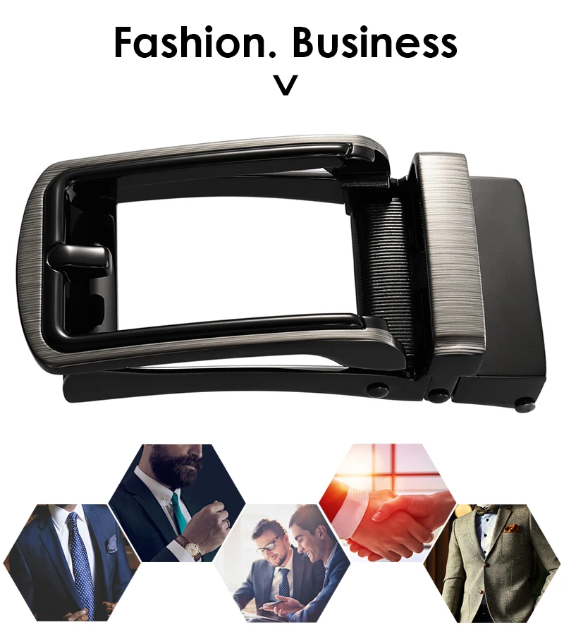 VATLTY Official Genuine Belt Buckle Men for 3.0cm to 3.1cm Non-porous Belt Hard Alloy Automatic Buckle Male K23435