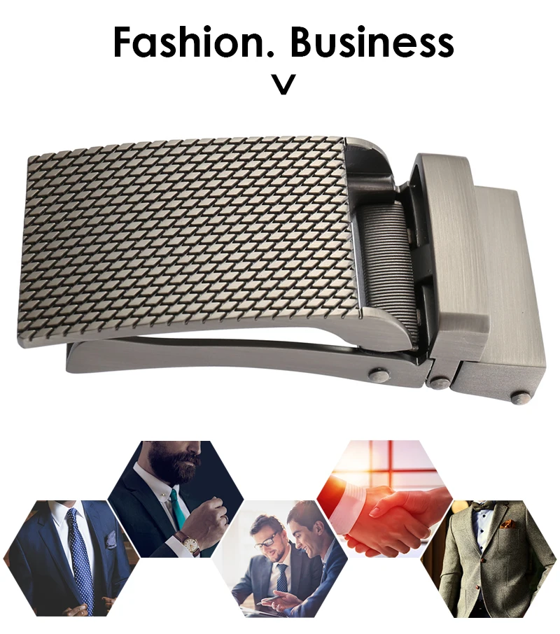 VATLTY Official Genuine Men's Belt Buckle for Non-porous Belts From 3.0cm To 3.2cm, Hard Zinc Alloy Automatic Buckle K2033