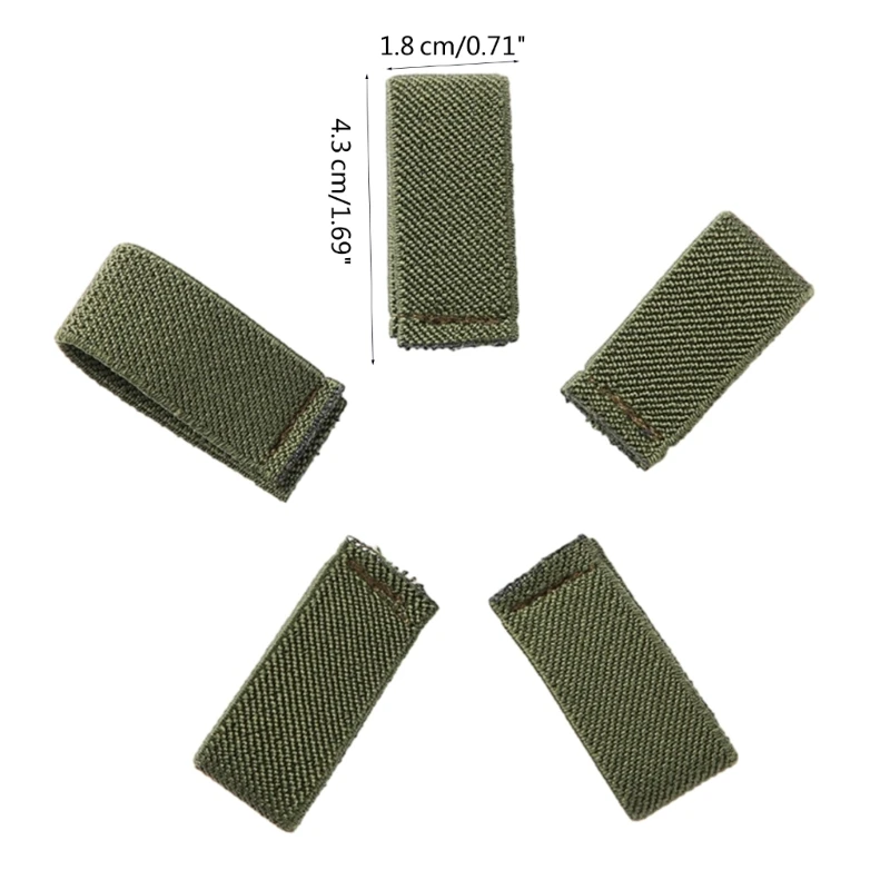 Practical Multiple Color Belt Loop Adult Teenagers Waist Belt Keeper Replacement DIY Craft Waist Belt Buckle Retainer T8NB