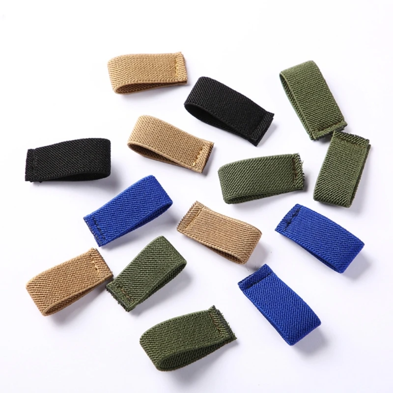 Practical Multiple Color Belt Loop Adult Teenagers Waist Belt Keeper Replacement DIY Craft Waist Belt Buckle Retainer T8NB