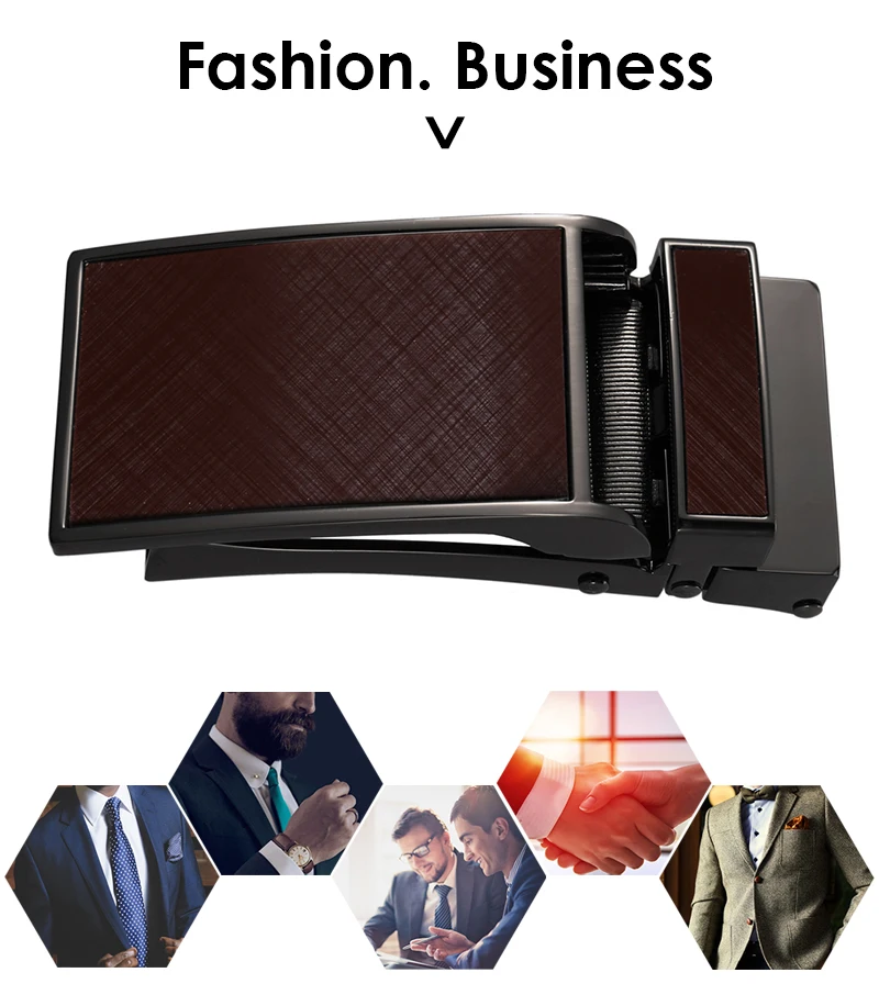 VATLTY 33mm Belt Buckle for Men Hard Alloy Fashion Trousers Automatic Buckle Non-porous Belt Buckle Male Gift