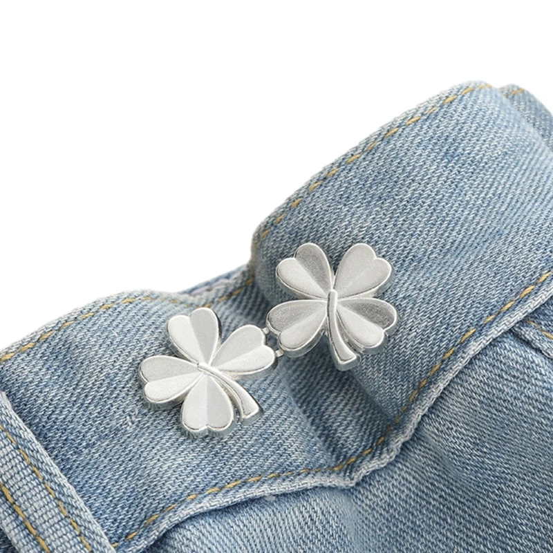 Waist Tighten Brooch Pin for Pants with Anti-Exposed Buckle Brooch Clip Jeans Waist Pin Clothing Accessories for Female