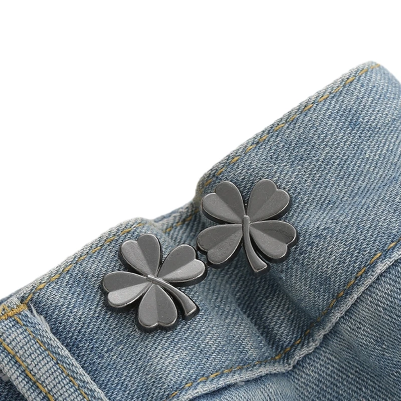 Waist Tighten Brooch Pin for Pants with Anti-Exposed Buckle Brooch Clip Jeans Waist Pin Clothing Accessories for Female