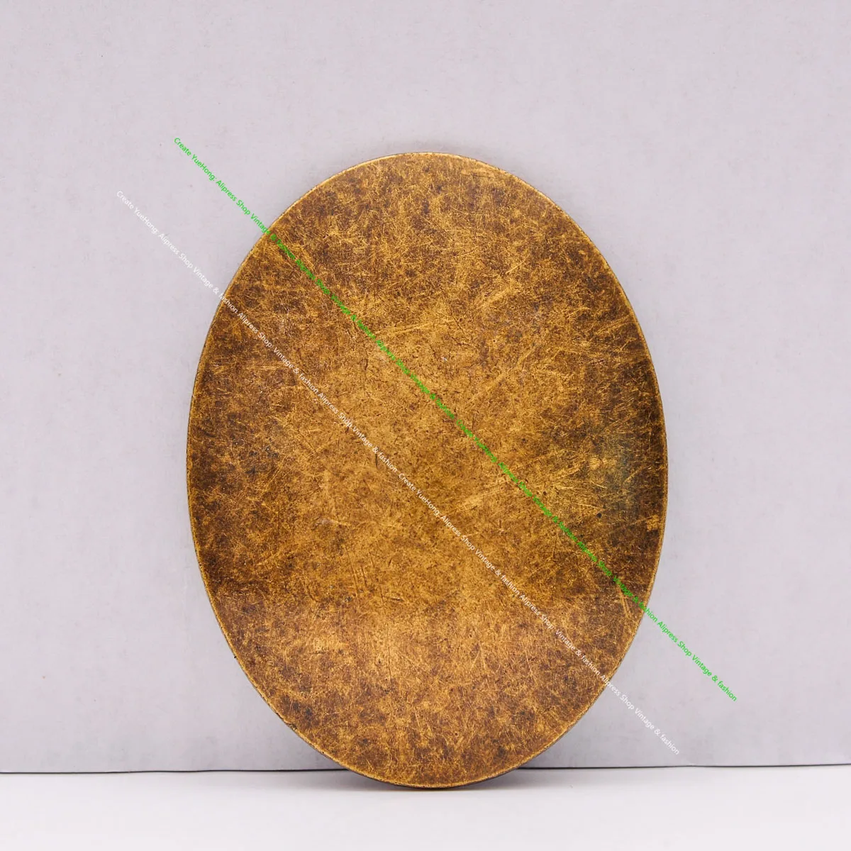 Strong Antique Brass Metal Oval Western Leathercraft Jeans Belt Buckle Replacement Fit 40mm