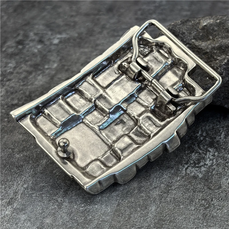 Cowboy Metal Belt Buckles For Men Belt Luxury Ceinture Buckle Belt Man Belt Clip DIY Waistband Leather Craft Accessories AK0035B