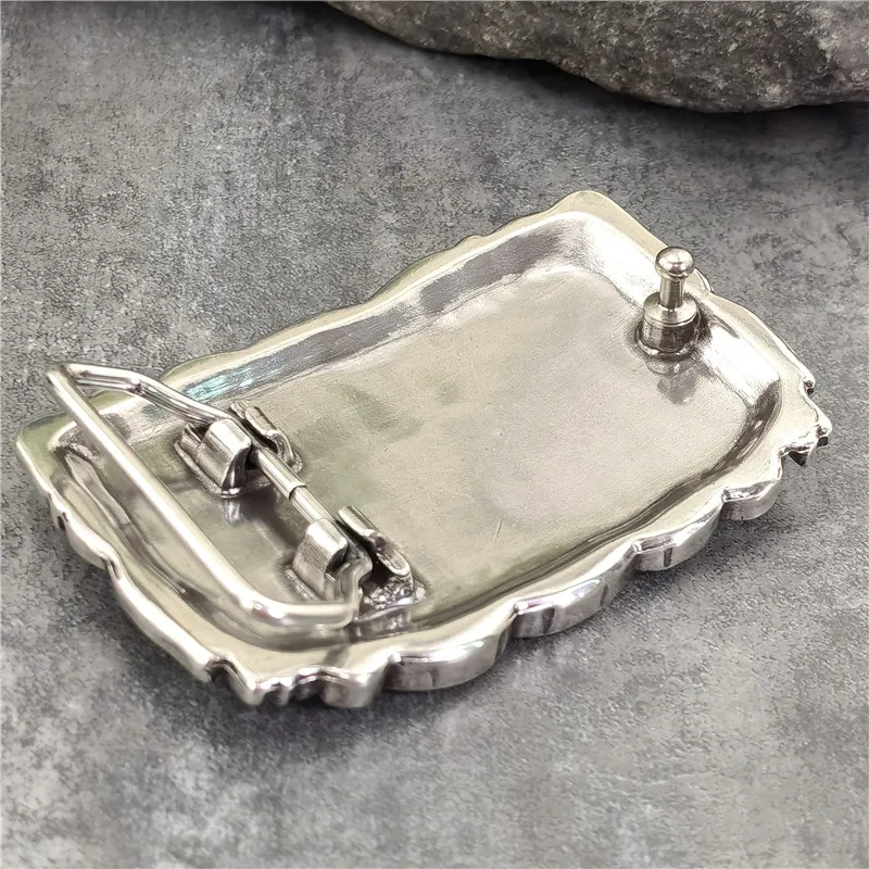 Cowboy Metal Belt Buckles For Men Belt Luxury Ceinture Buckle Belt Man Belt Clip DIY Waistband Leather Craft Accessories AK0035B