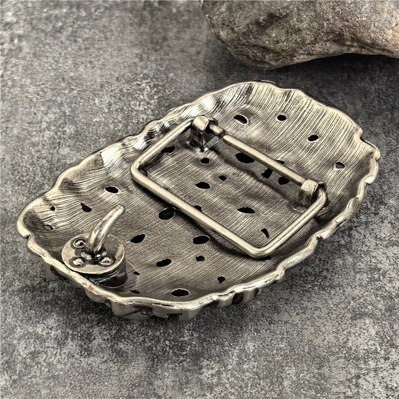 Cowboy Metal Belt Buckles For Men Belt Luxury Ceinture Buckle Belt Man Belt Clip DIY Waistband Leather Craft Accessories AK0035B