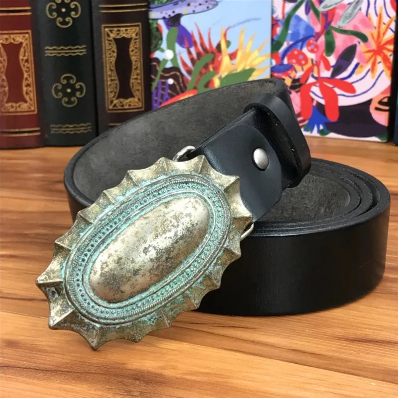 Cowboy Metal Belt Buckles For Men Belt Luxury Ceinture Buckle Belt Man Belt Clip DIY Waistband Leather Craft Accessories AK0035B