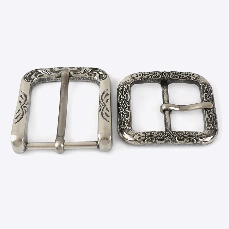 1/2Pcs Deepeel 35/40mm Vintage Metal Bag Belt Buckle Antique Brass Silver Leather Adjust Pin Clasp DIY Webbing Strap Decor Hook