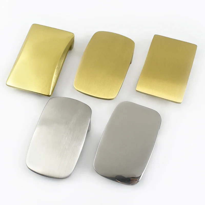1Pc Deepeel 39/40mm Stainless Steel Pure Brass Belt Buckles for Men's 37-38mm Strap DIY Leather Belts Craft Hardware Accessories