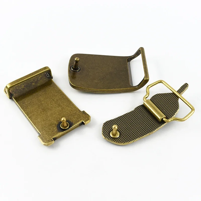1Pc Deepeel 39/40mm Stainless Steel Pure Brass Belt Buckles for Men's 37-38mm Strap DIY Leather Belts Craft Hardware Accessories