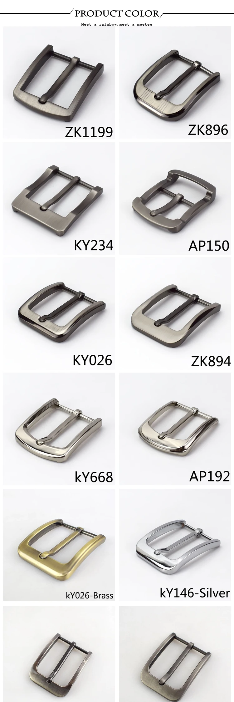 1pcs 35/40mm Zinc Alloy Metal Pin Belt Buckles for Mens Waistband Adjust Head DIY Belts Buckle Leather Crafts Sewing Accessories