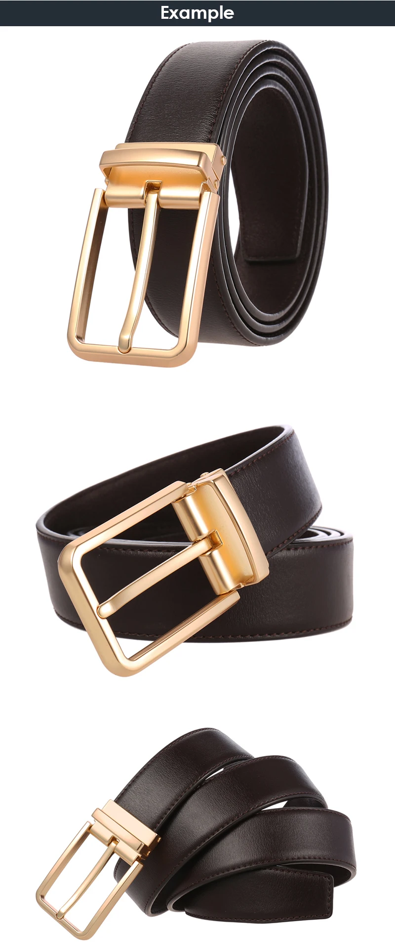 VATLTY New 35mm Belt Buckle for Men Hard Zinc Alloy Silver Buckle Stylish Business Belt Pin Buckle Male Gift
