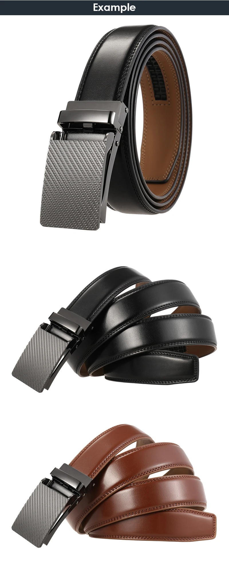 VATLTY 32mm Belt Buckle for Men High-Quality Zinc Alloy Anti-Oxidation Automatic Buckle Silver Belt Buckle for Holeless Belts