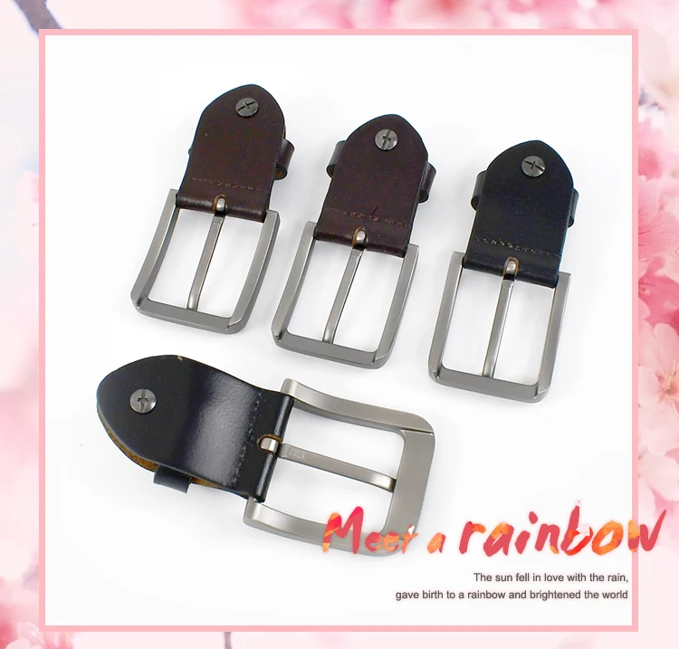 1Pc Deepeel 34/39mm Men's Alloy Belt Head Waistband Buckels DIY Handmade Replacement Pin Buckle Belts Leather Craft Accessories