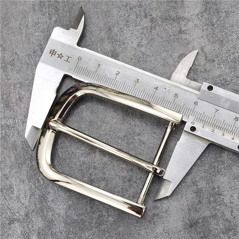 1PCS 40MM Double Pin Metal Belt Buckle Quality Leather Belt Craft Parts Cowboy Belt Buckle Western Belt Buckle For Men AK0049