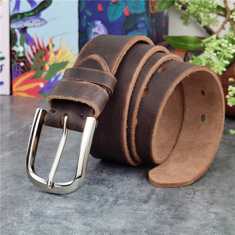 1PCS 40MM Double Pin Metal Belt Buckle Quality Leather Belt Craft Parts Cowboy Belt Buckle Western Belt Buckle For Men AK0049