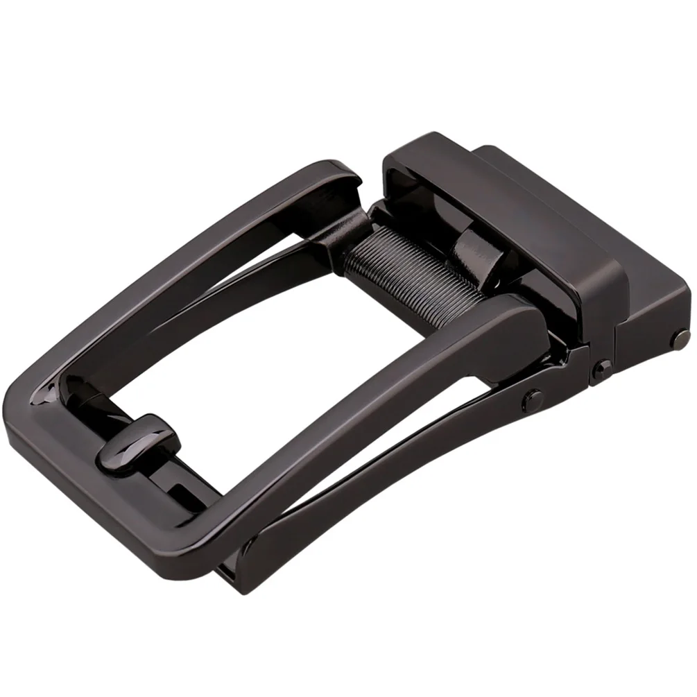 3.5cm Width Genuine Men's Belt Head Belt Buckle Leisure Belt Head Business Accessories Automatic Buckle Luxury Fashion CE32315