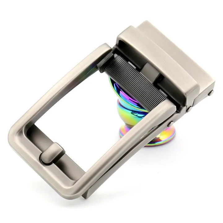 3.5cm Width Genuine Men's Belt Head Belt Buckle Leisure Belt Head Business Accessories Automatic Buckle Luxury Fashion CE32315