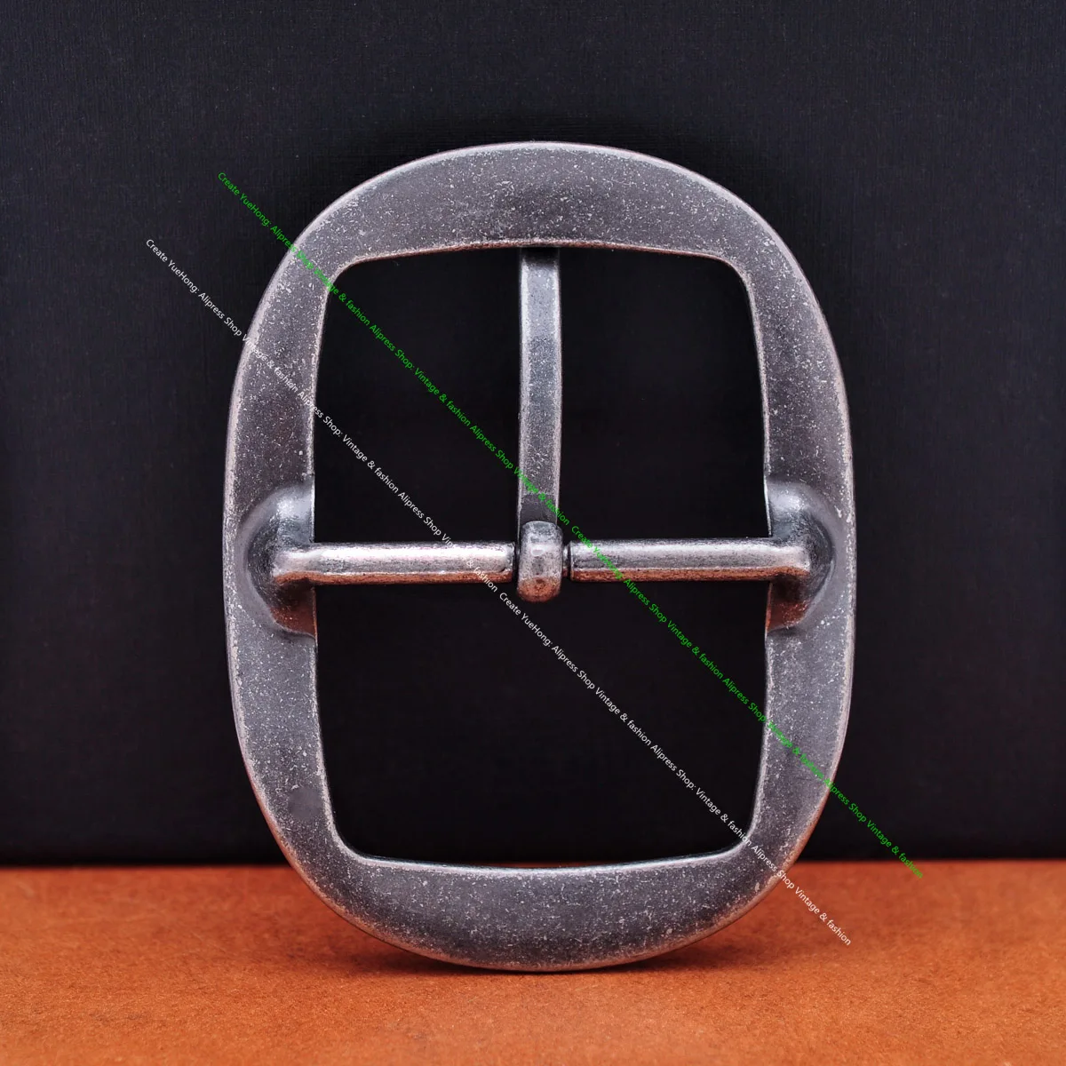 Western Cowboy Quality Vintage Silver Long Wide Tongue Leathercraft Center Bar Men Belt Buckle Replacement Fit 45mm Strap