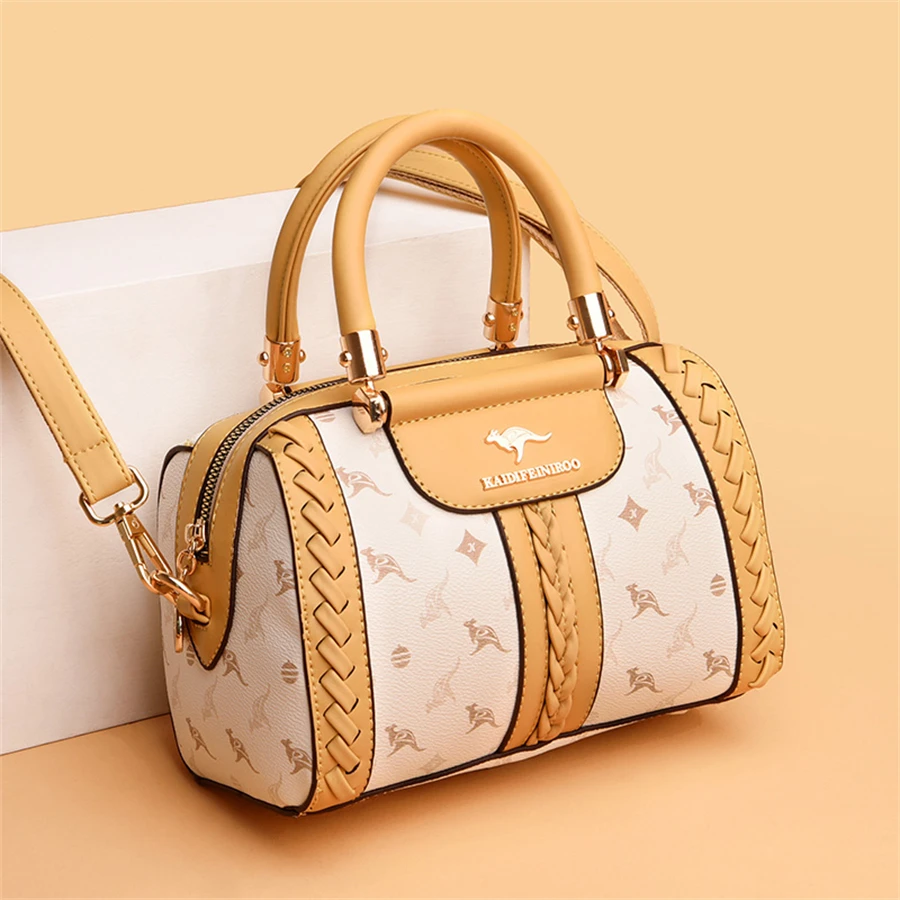 Women Luxury Handbags Women Bags Designer Shoulder Bags for Women 2026 Ladies Shoulder Messenger Bag Semi Woven Style Sac À Main