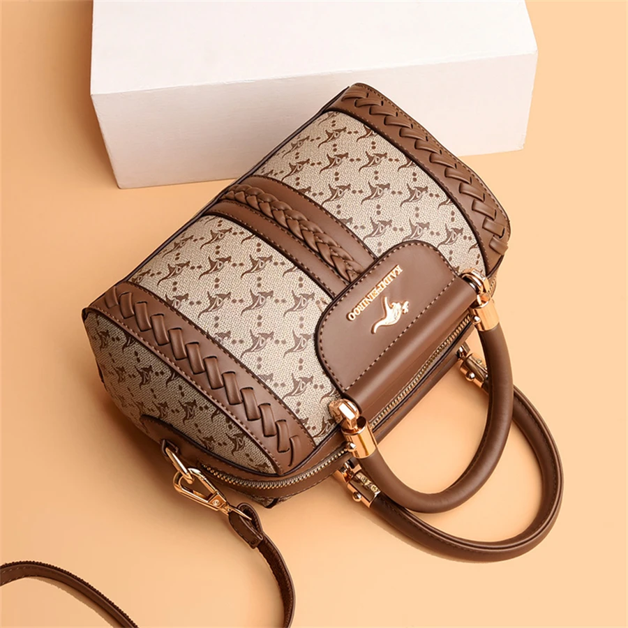 Women Luxury Handbags Women Bags Designer Shoulder Bags for Women 2026 Ladies Shoulder Messenger Bag Semi Woven Style Sac À Main