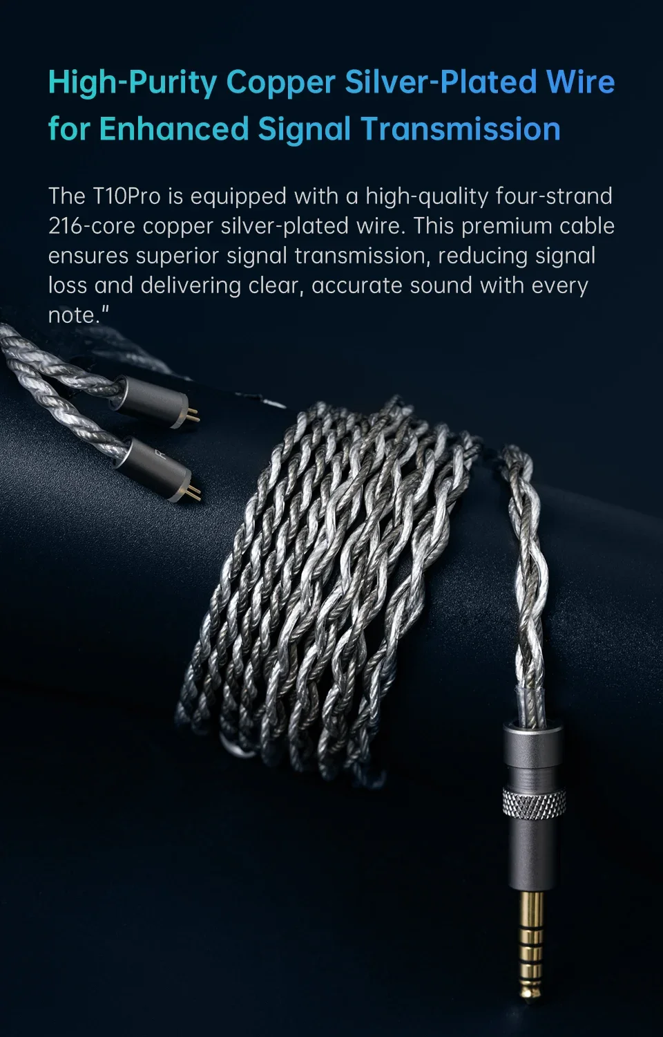 ARTTI T10 PRO HiFi Earphone Wired Monitors 14.2mm Planar Driver Bass In-Ear Earphone 0.78mm 2pin 3.5+4.4mm Plug