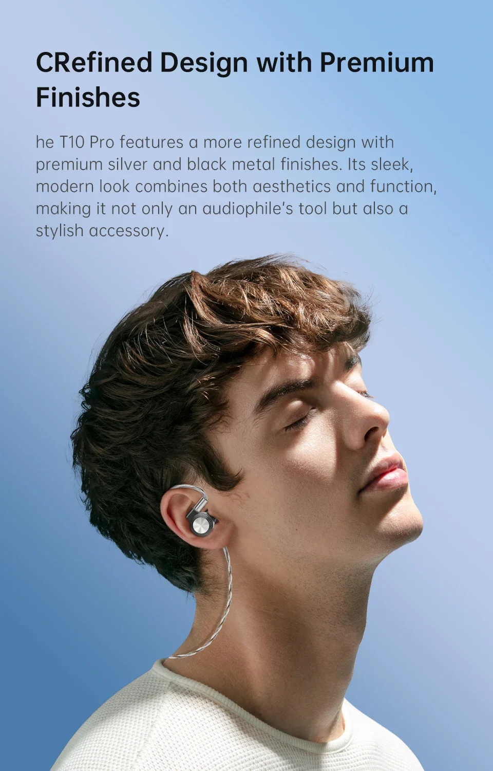 ARTTI T10 PRO HiFi Earphone Wired Monitors 14.2mm Planar Driver Bass In-Ear Earphone 0.78mm 2pin 3.5+4.4mm Plug