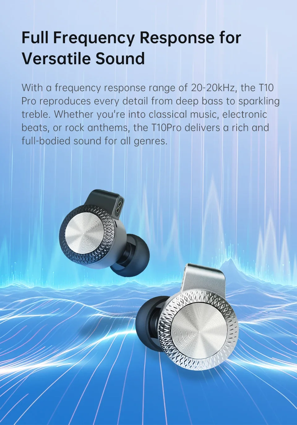 ARTTI T10 PRO HiFi Earphone Wired Monitors 14.2mm Planar Driver Bass In-Ear Earphone 0.78mm 2pin 3.5+4.4mm Plug