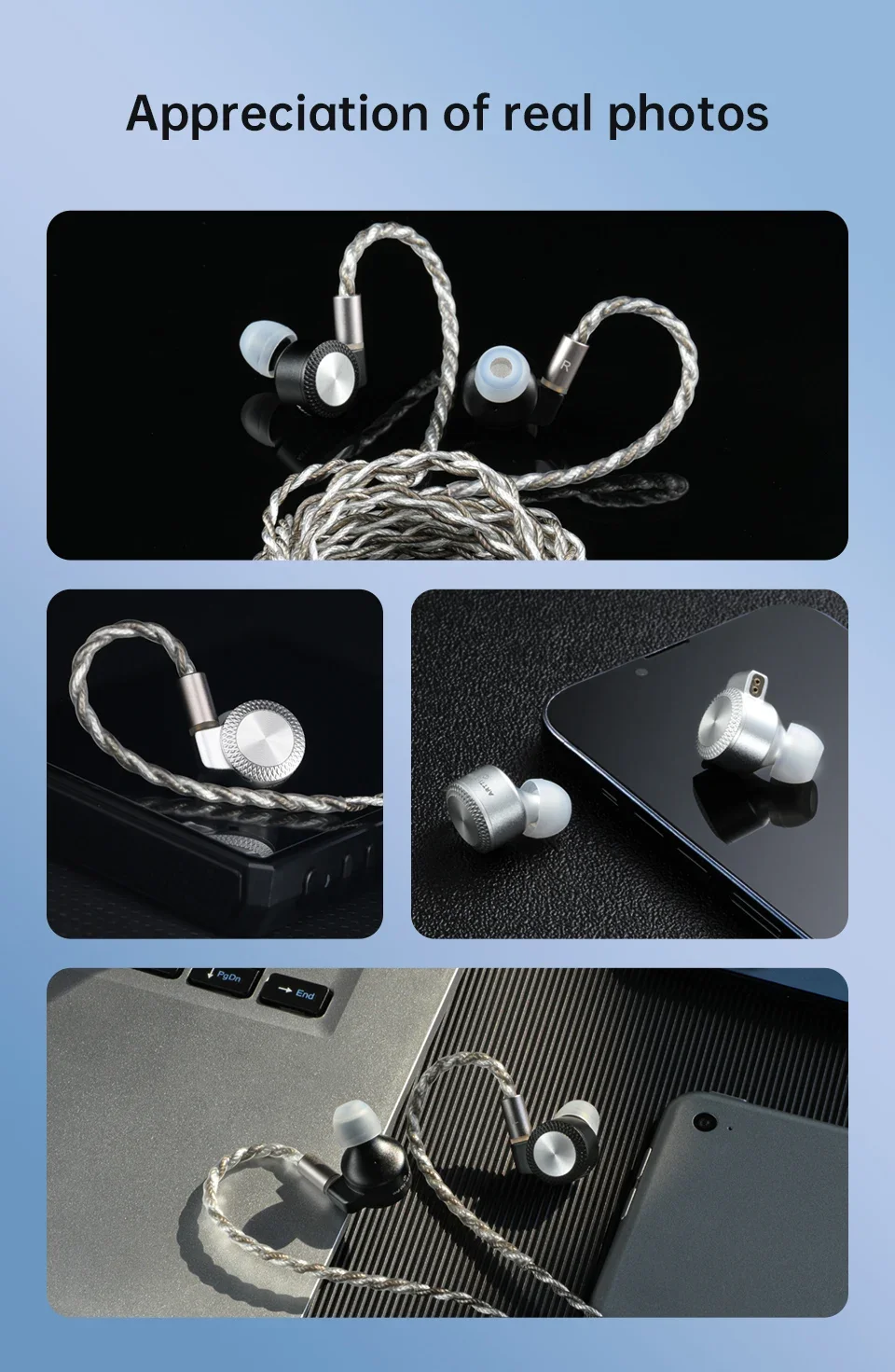 ARTTI T10 PRO HiFi Earphone Wired Monitors 14.2mm Planar Driver Bass In-Ear Earphone 0.78mm 2pin 3.5+4.4mm Plug