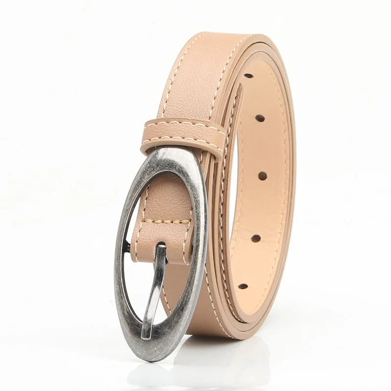 IEFB New Korean Oval Alloy Needle Buckle Men Belt Decoration Blazer Dress Jeans Simple Versatile Belts Simple 9W426
