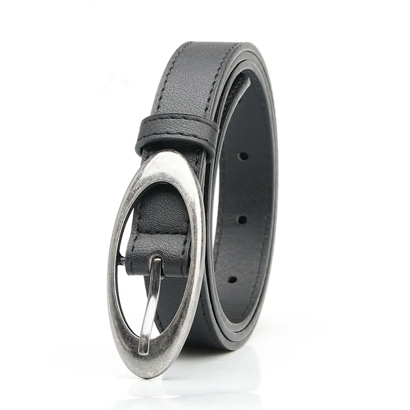 IEFB New Korean Oval Alloy Needle Buckle Men Belt Decoration Blazer Dress Jeans Simple Versatile Belts Simple 9W426
