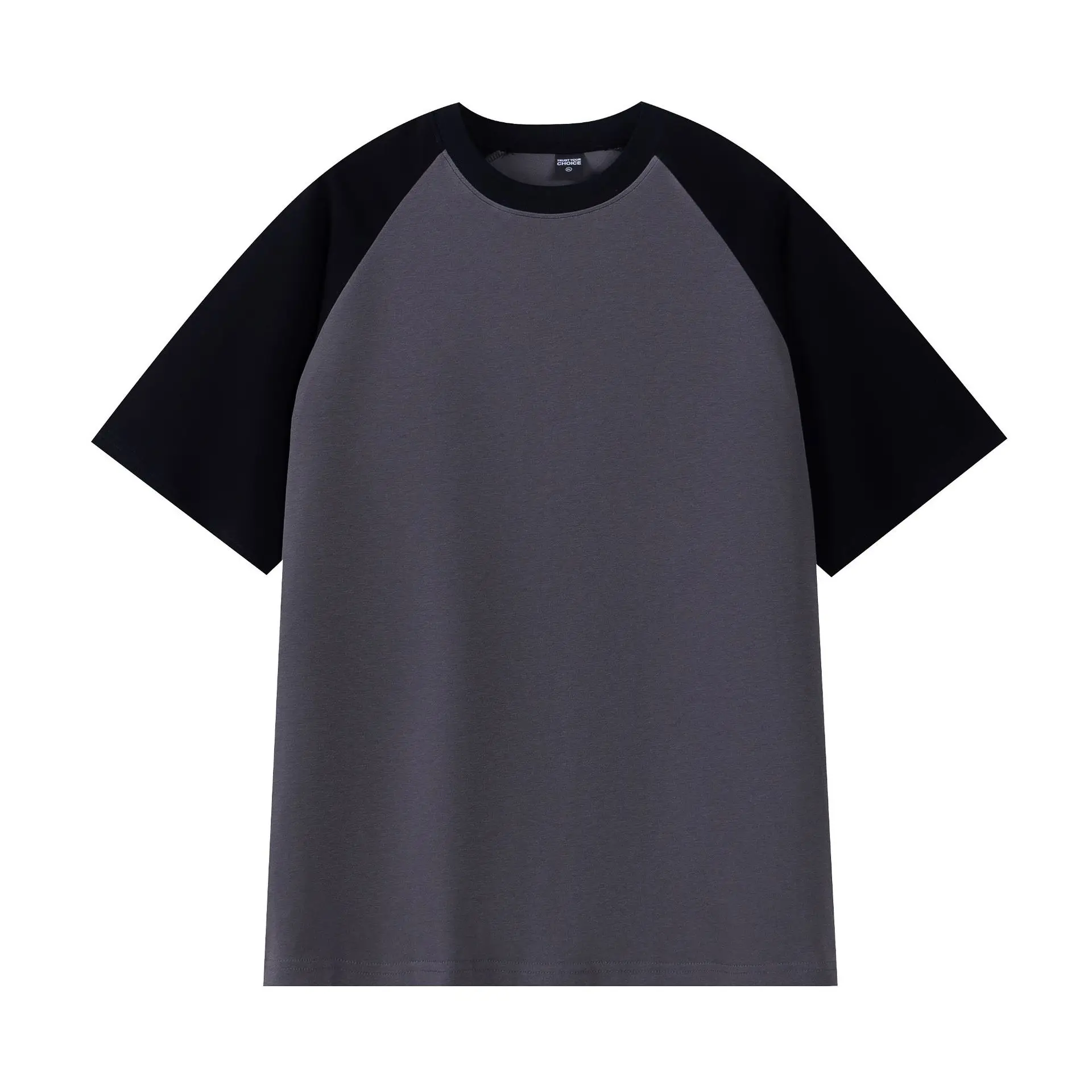 IEFB American Style Men's T-shirt Raglan Colorblocked Short Sleeve Summer New Tee Casual Loose Fitting O-neck Pullover Top X3841