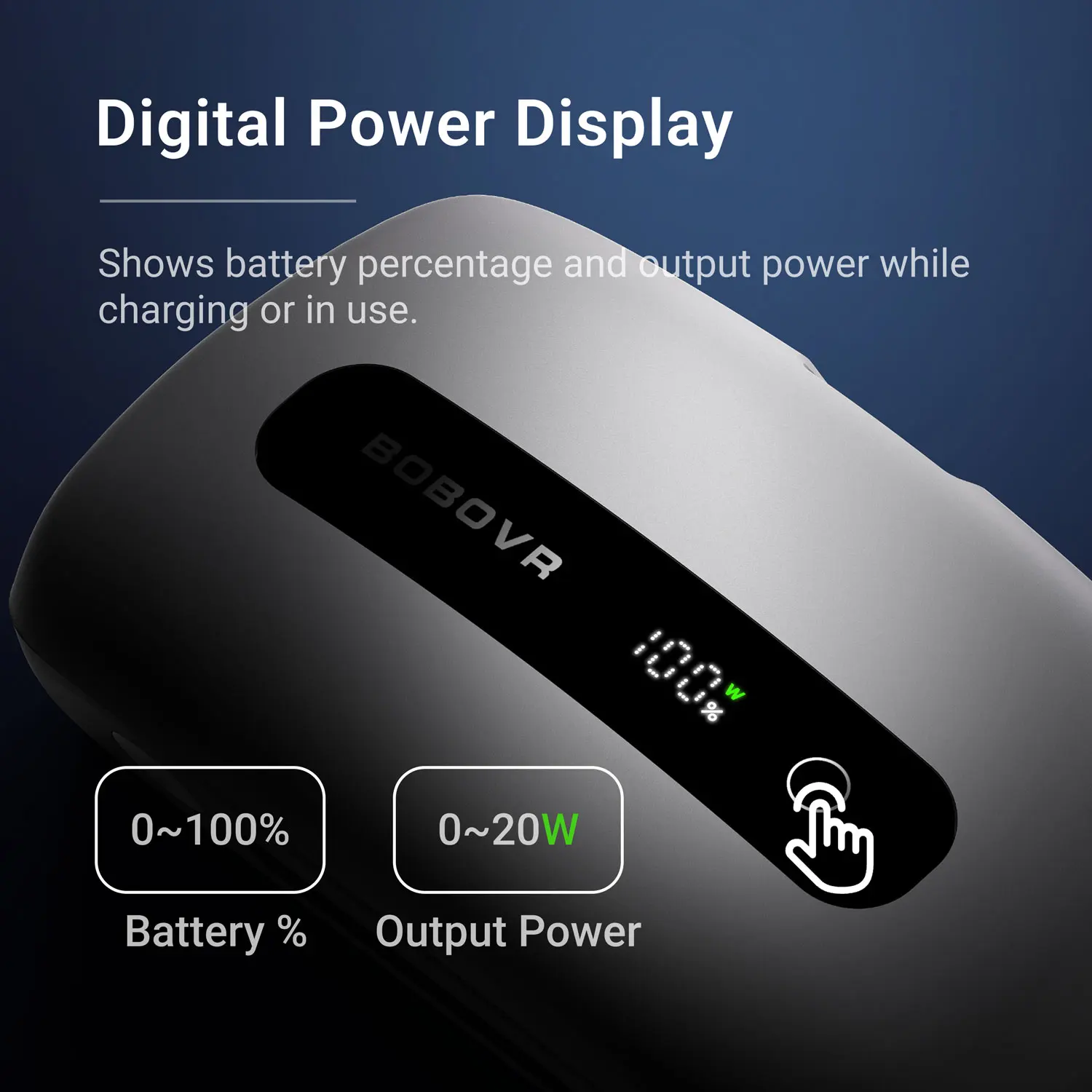 BOBOVR BM60-1 6500mAh Battery and Charging Dock Combo Compatible Only with BOBOVR M3 and M3 Pro+ Head Strap