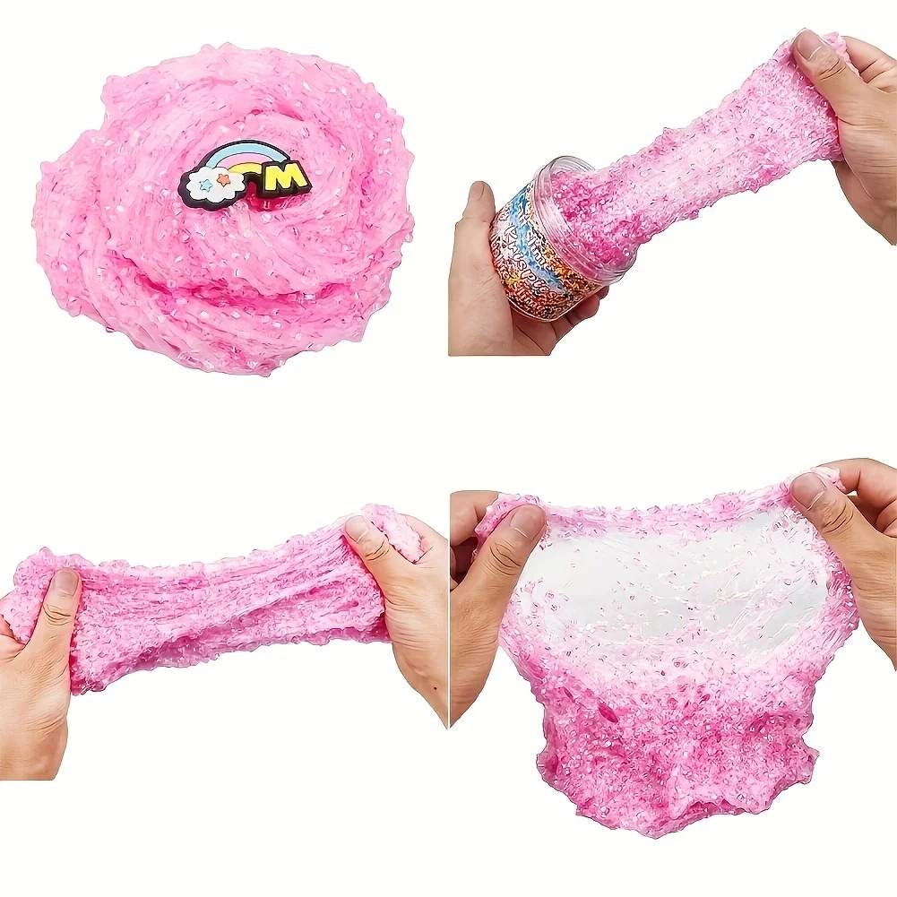 Butter Slime Kit For Girls, Party Favors, Birthday Gift With Stretchy And Non-Sticky, Stress Relief Toy For Girls And Boys, East