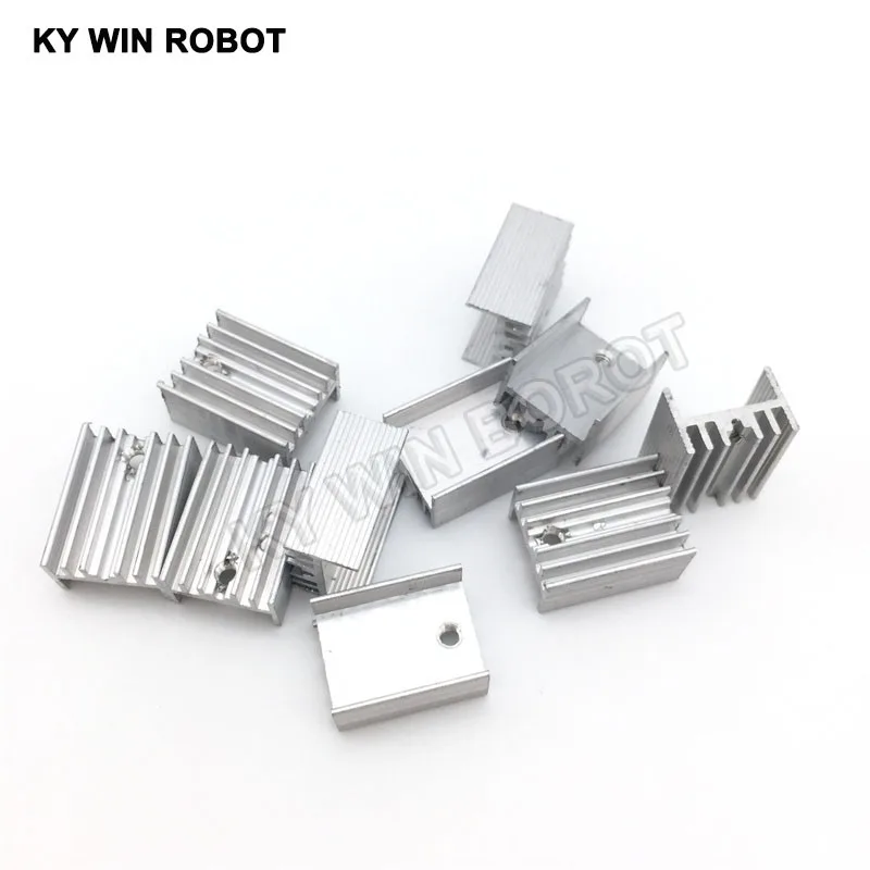 10pcs Aluminium TO-220 Heatsink TO 220 Heat Sink Transistor Radiator TO220 Cooler Cooling 20*15*10MM