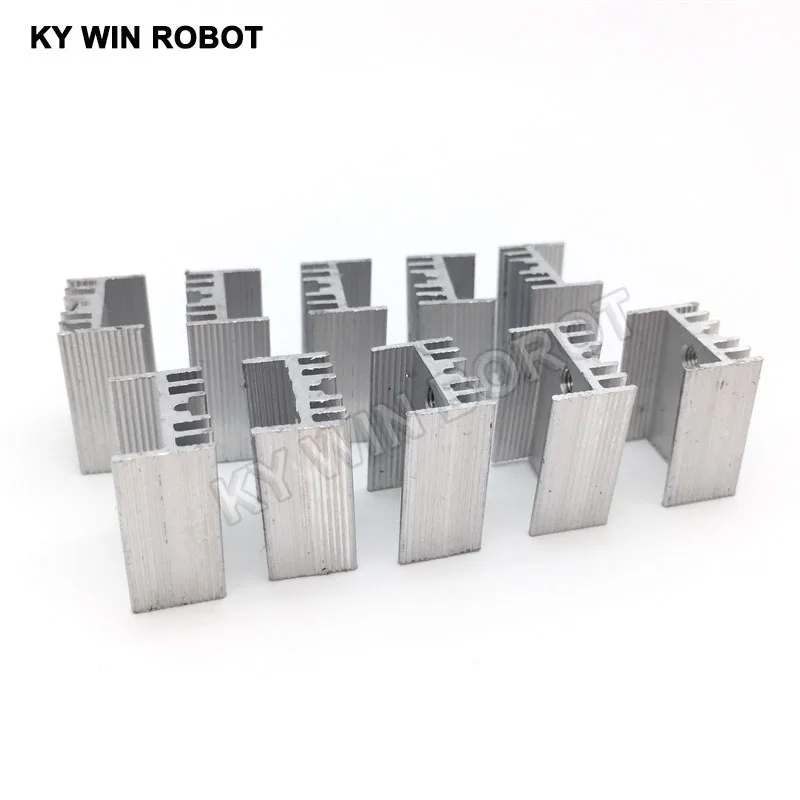 10pcs Aluminium TO-220 Heatsink TO 220 Heat Sink Transistor Radiator TO220 Cooler Cooling 20*15*10MM