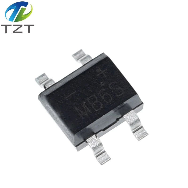 TZT 10/100pcs 600V 0.5A MB6S