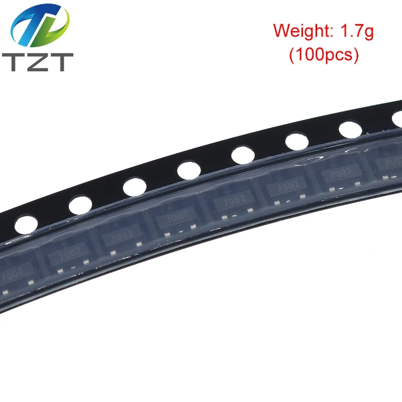 DIYTZT 50/100/300PCS 2N7002 2N7002LT1G 60V 300MA For Driver Module