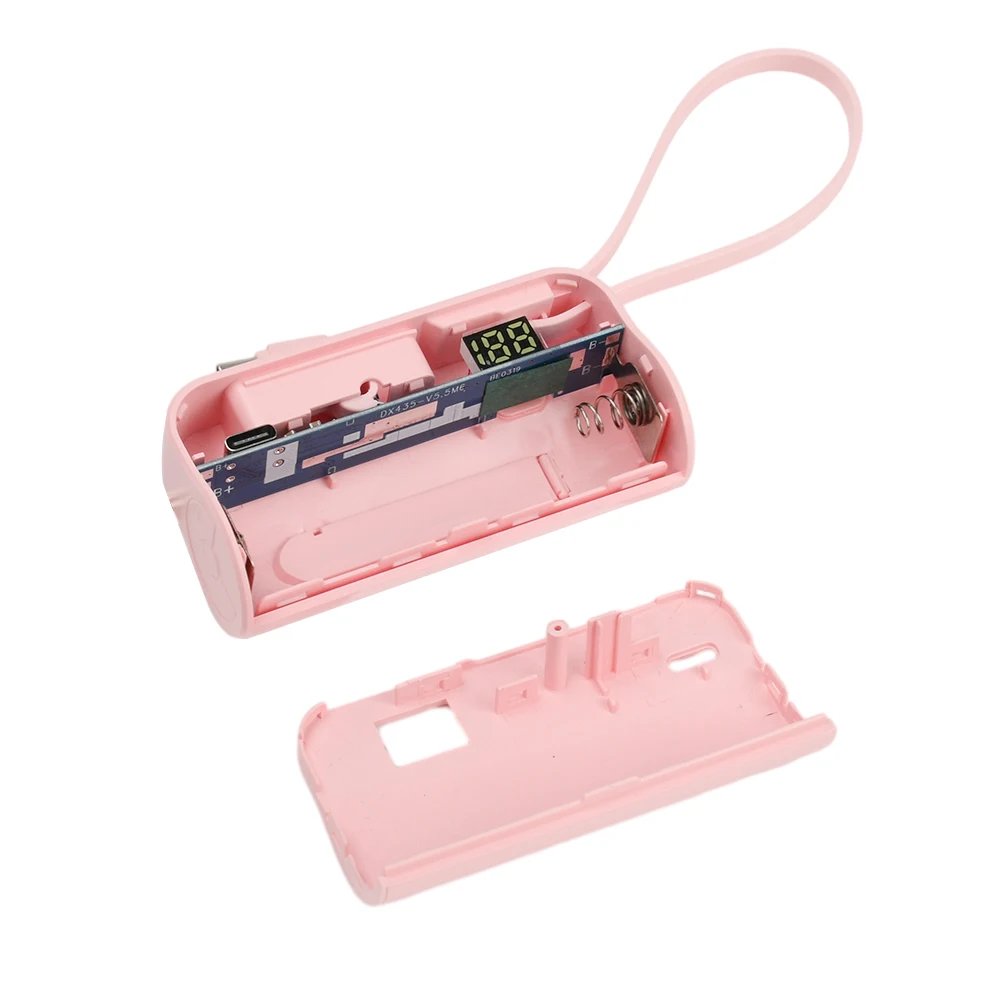 Type-C 21700 Battery Charger Case DIY Mobile Power Bank Case Portable 1* 21700 Battery Storage Box Holder Without Battery