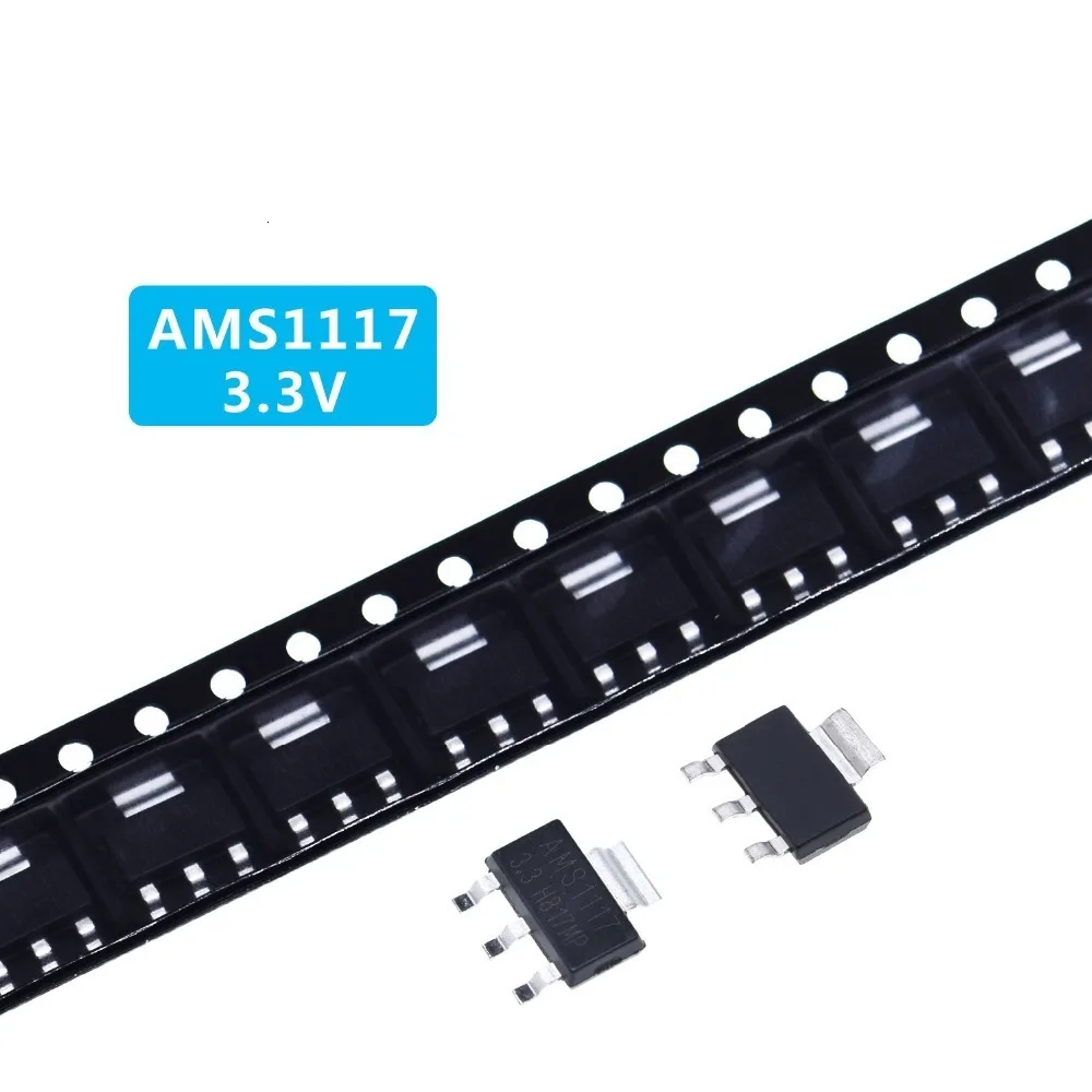 TZT 1BAG=70pcs = 7 Kinds *10pcs AMS1117 Voltage regulator module Kit