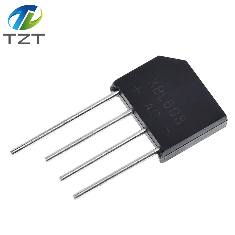 TZT 5/10PCS KBL608 KBL 608 6A 800V